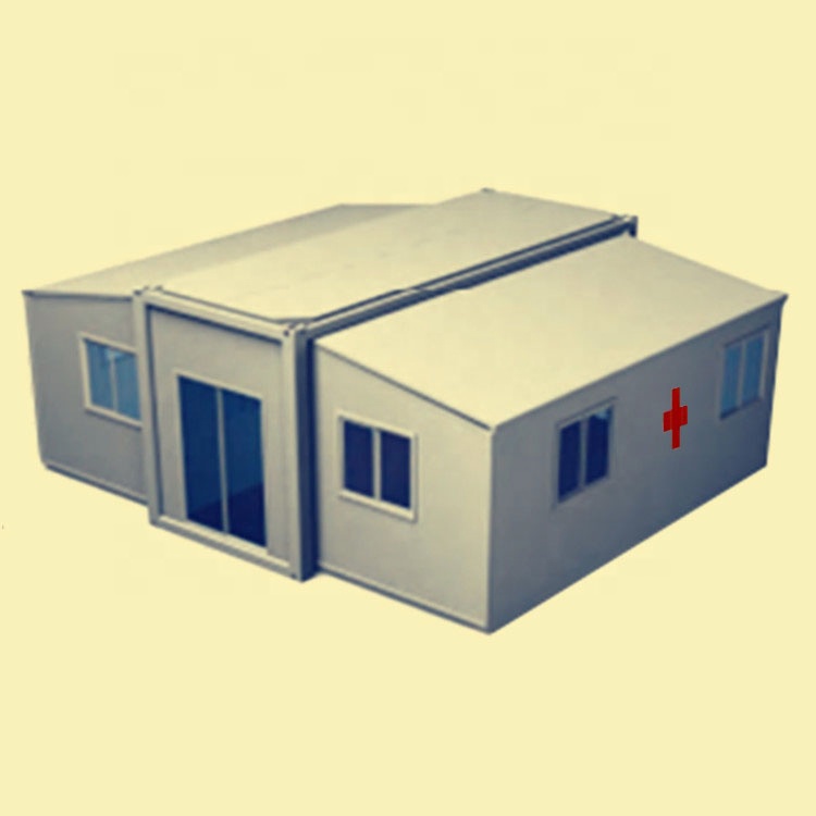 Hysun 2026 Expandable Container House Prefabricated Hospital Clinic Rooms Prefab Medical Buildings Earthquake Resistant Sandwich