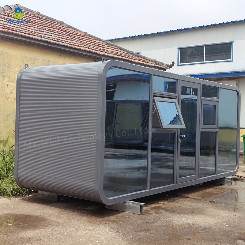 40ft Custom-built Luxury Prefab Apple Cabin Apple Cabin Sleeping Container House Apple Cabin For Hotel