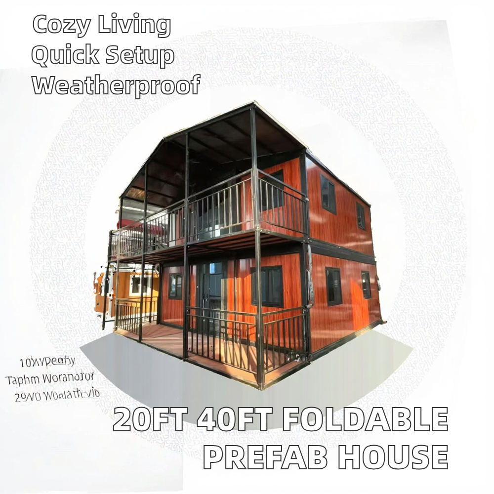 Easy-to-Install 20-Foot Folding Container Home Modular Living Office Building Unit Expandable Classroom Modern Design 5+ Year