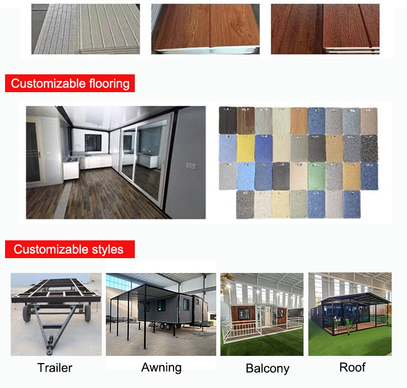 Factory loading container house