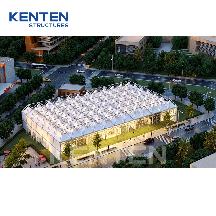 Portable Office Smart Tent Modular Commercial Landmark Pavilion Corporate Pavilion Innovation Center Campus Office Building