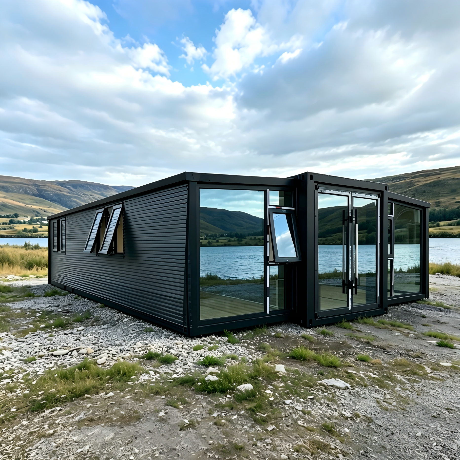 High Quality Folding Modular House 2 3 4 Bedrooms Casas Prefabricadas Contenedor 20ft 40ft Expandable Container House