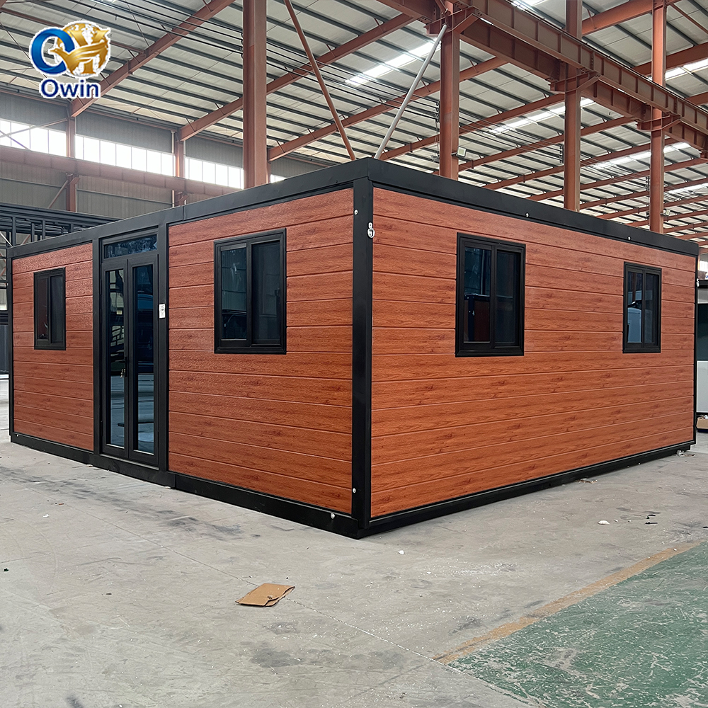 20ft Double Wing Expandable Container House Quick Assembly Portable ADU Living House