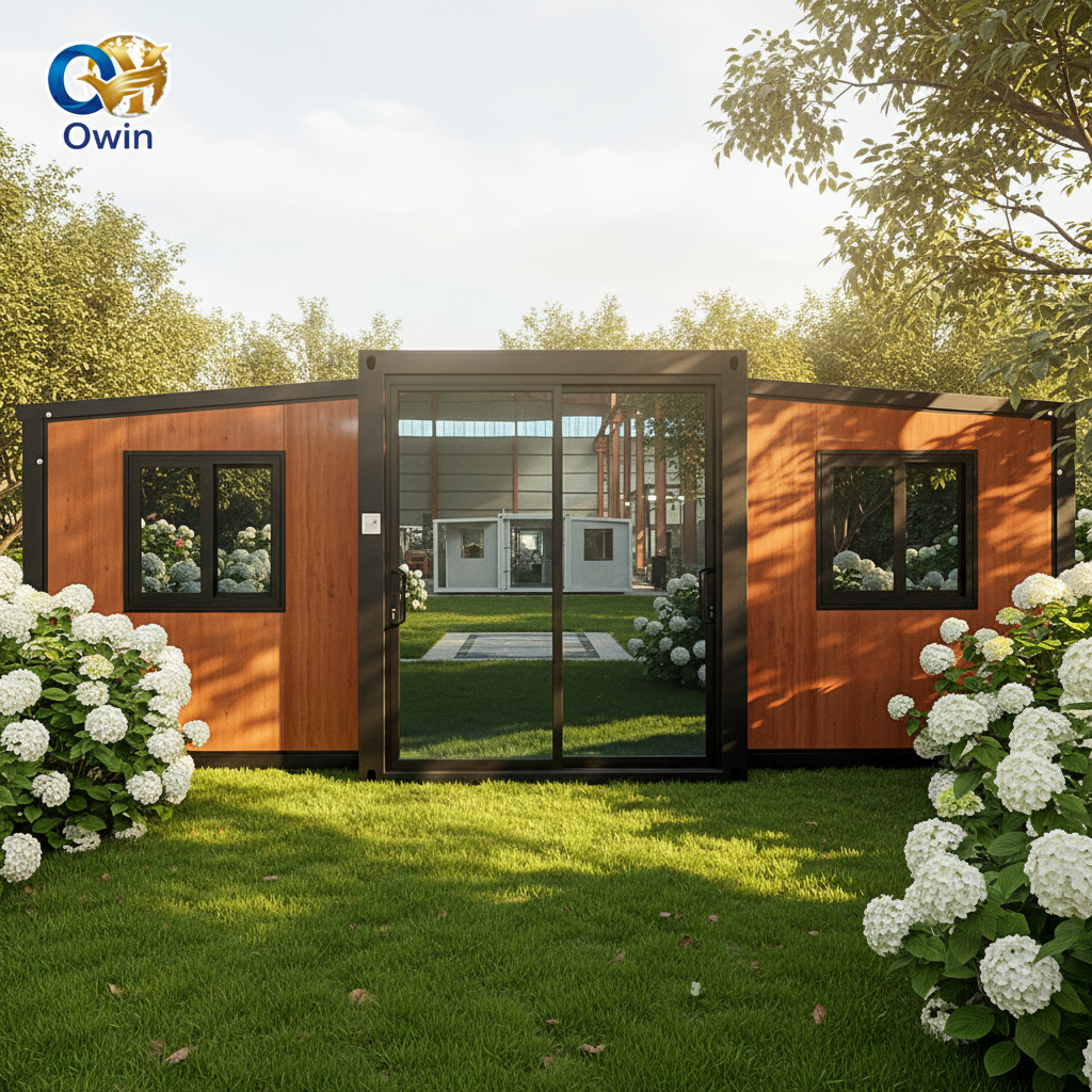 20ft Double Wing Expandable Container House Quick Assembly Portable ADU Living House
