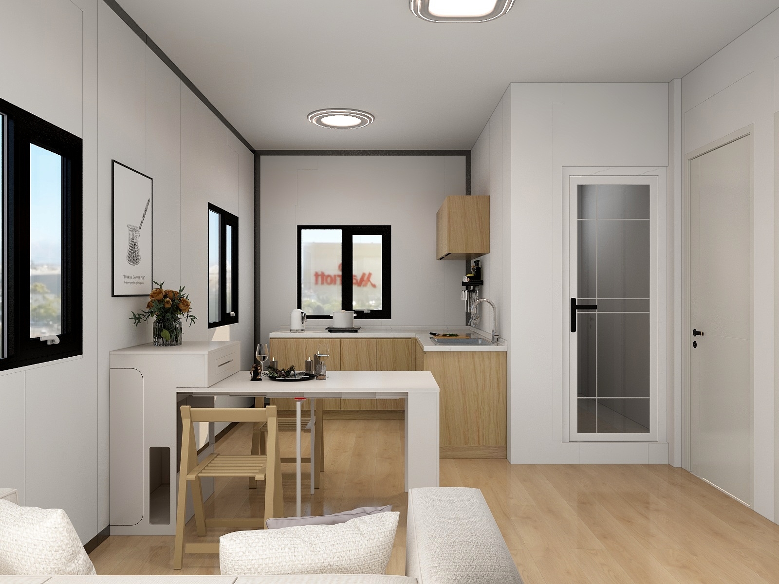 Customized Expandable Container House 20ft/40ft Modular Prefab with Solar Luxury Tiny Homes for Bedroom Use