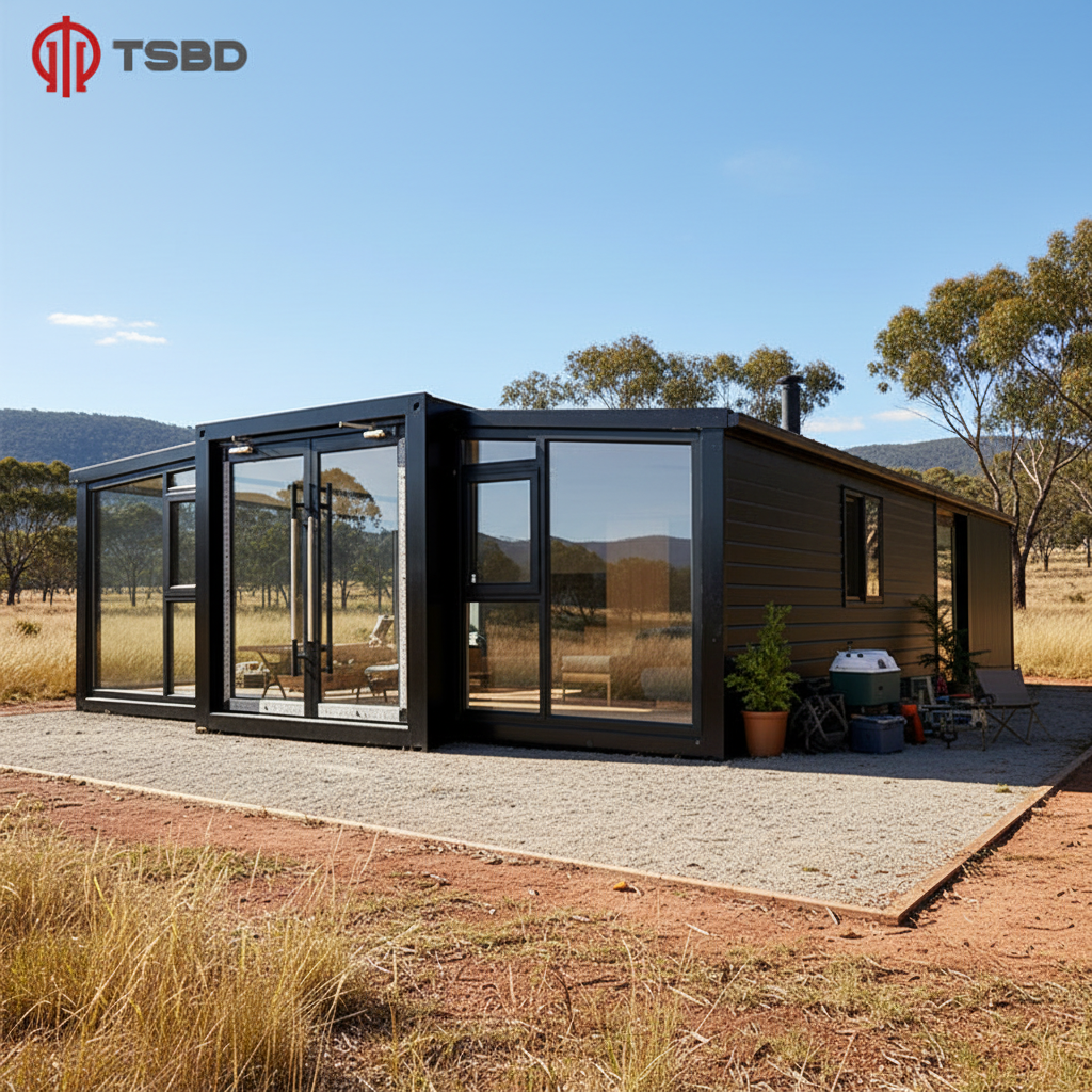 Granny Flat 40Ft 20Ft Luxury Mobile Villa 2 3 4 5 Bedroom Prefabricated Portable Tiny Home Foldable Expandable Container House