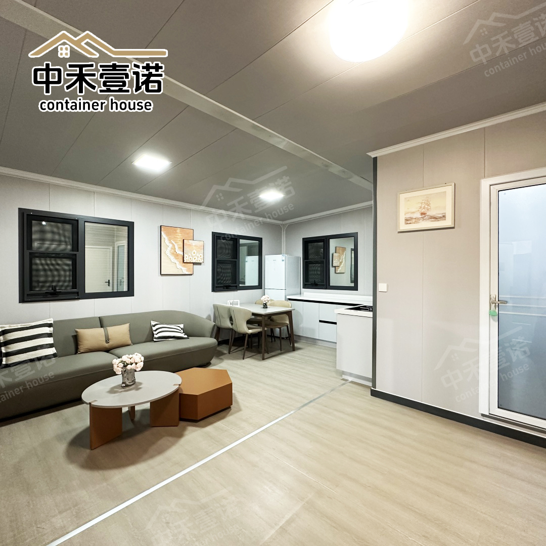 Fireproof Soundproof Prefab Double Wing Folding Room Fully Furnished Recoverable for Camping &amp; Glamping Accommodations