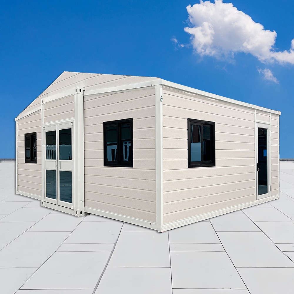666cm Double Wing Detachable Color Steel Container House Expandable Mobile Building for Scenic Residential Area or Office Use