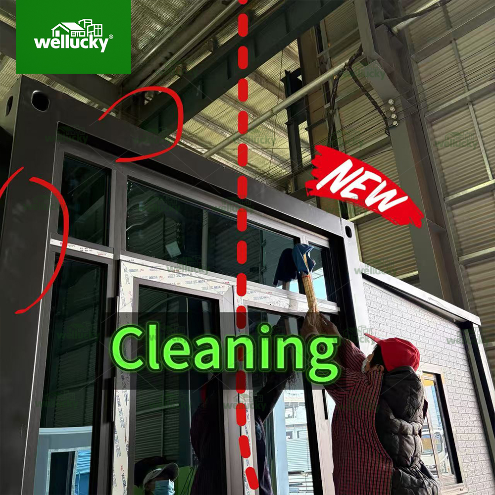 Prefabricated Mobile Housing Unit For Camps Workspace Temporary Accommodation Fold Out Container Home Expandable Container House