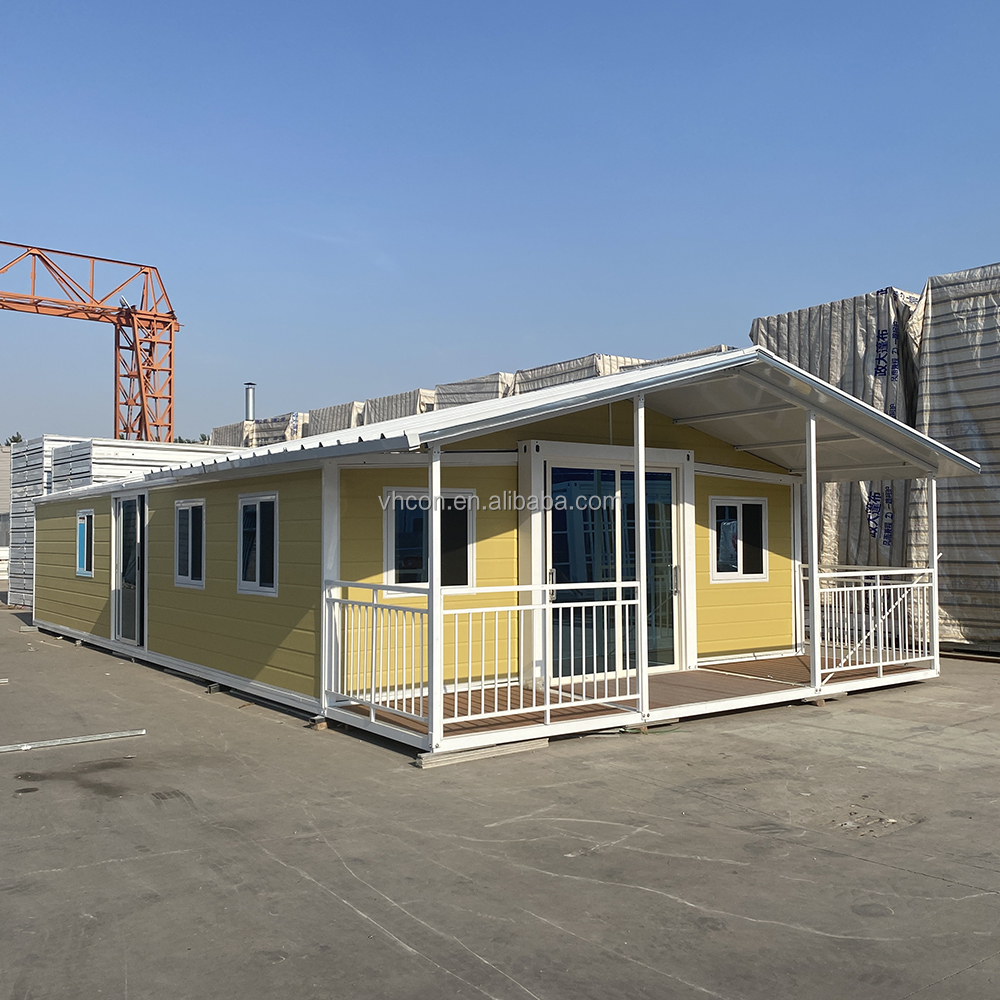 China Prefab Home Ready Made Building Fully Equipped Design Modular Mobile Prefabricated Expandable Steel Container Houses