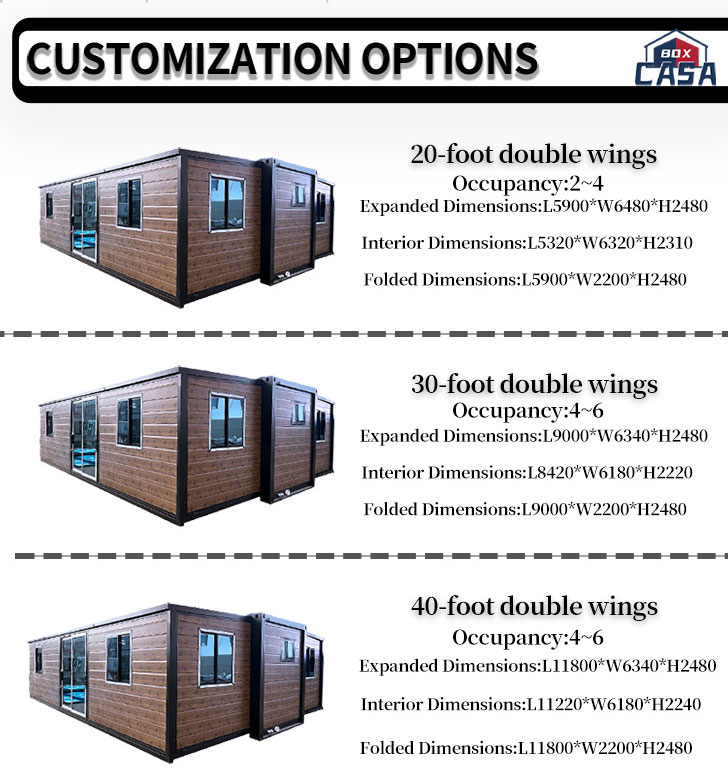 Expandable Container Modular Setup