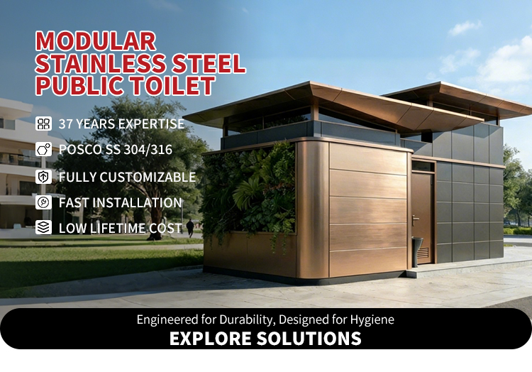 Stainless Steel Portable Toilet Intro