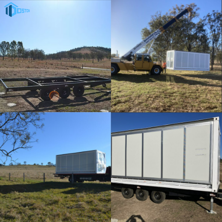 Portable Prefabricated Container House Movable Foldable Expandable Modern Design Office Camping Bedroom Emergency Shelter