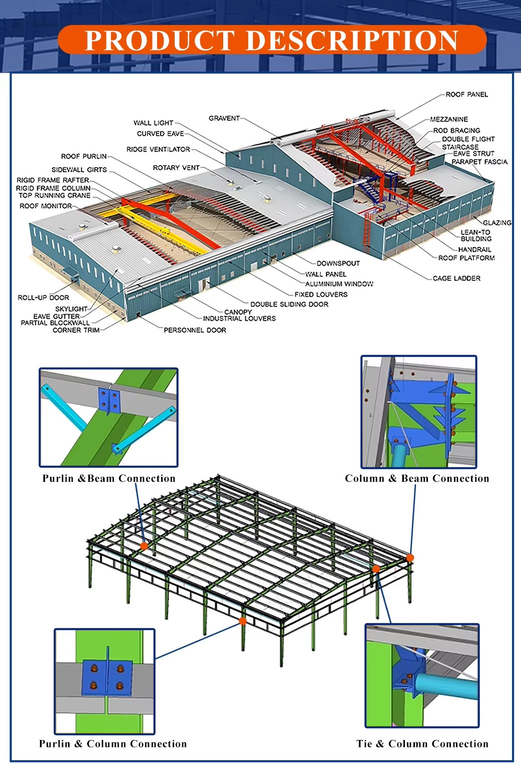 Steel Structure Component 1