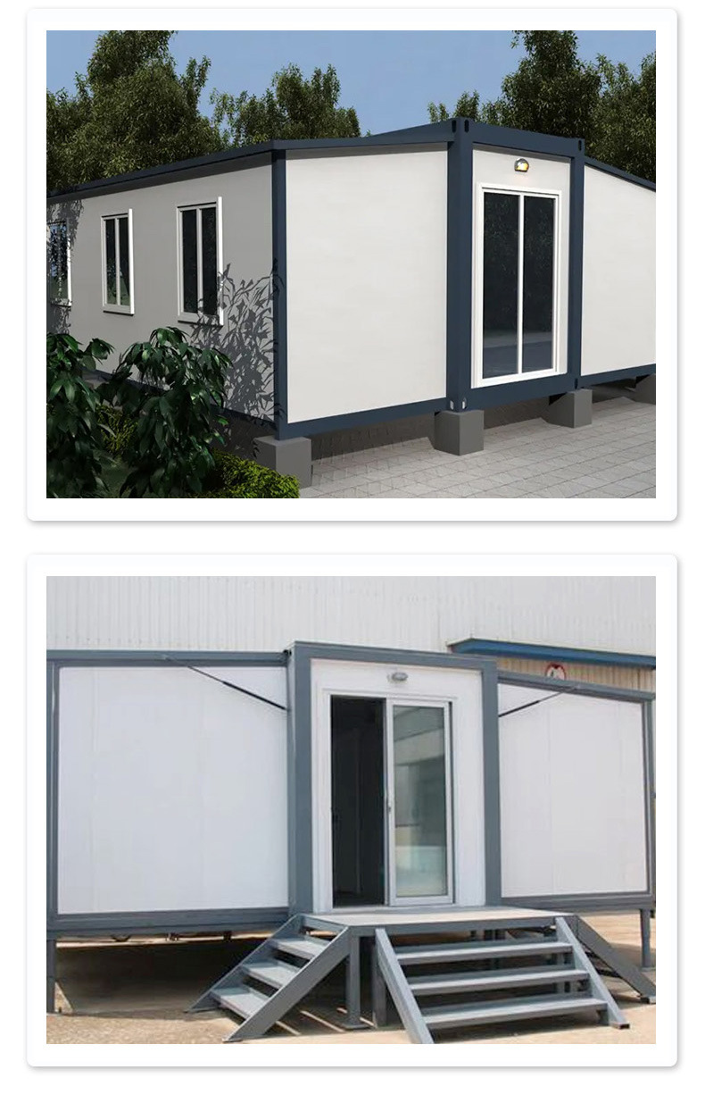 Portable 20ft/40ft Expandable Container House Prefabricated Mobile Home for Camping or Office Use Widely Used Steel Material