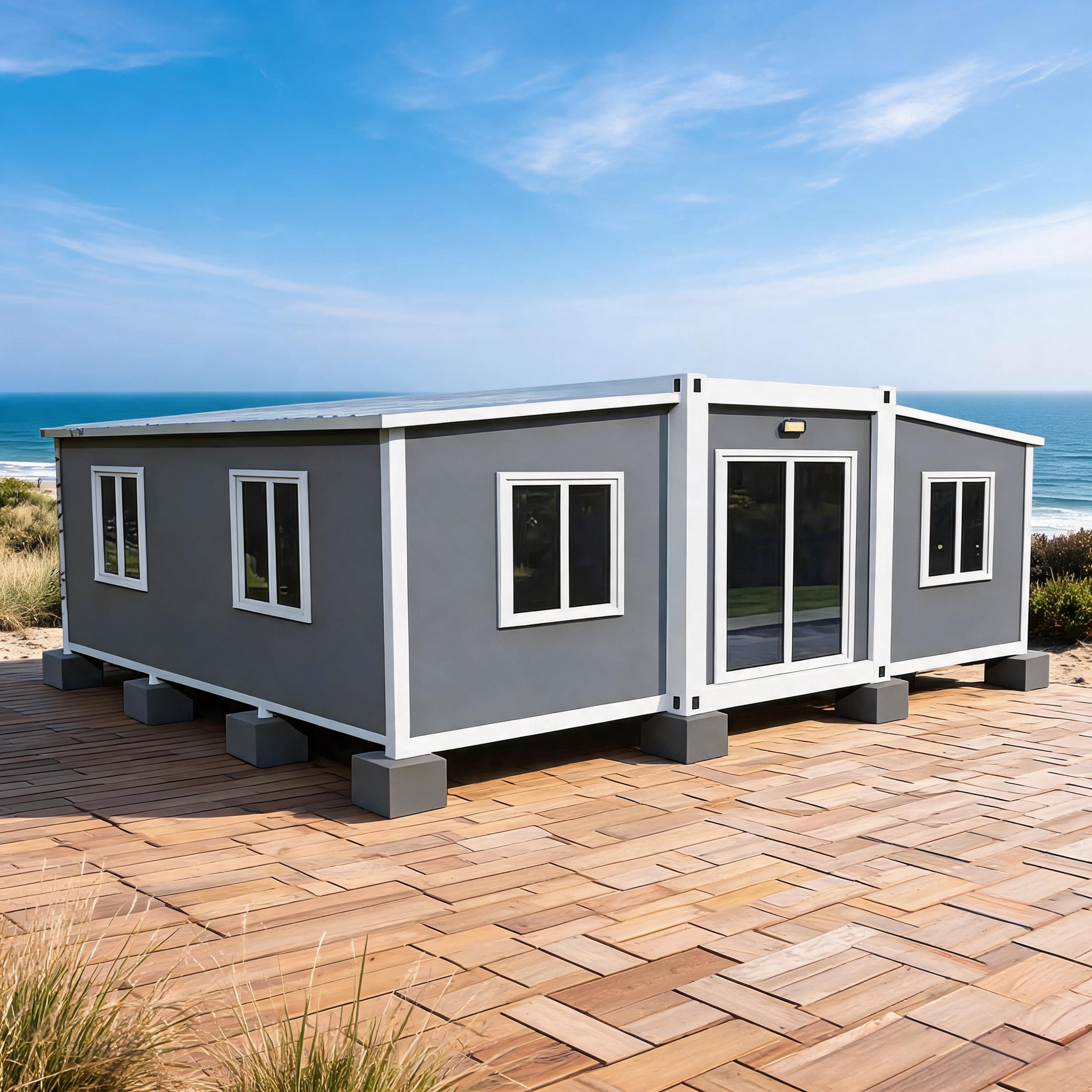 Folding Expandable Container House Large Space Easy Assemble Prefabricated Modular Home Mobile Office Work Pod with CE ISO