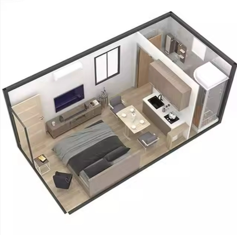 XH 20ft Ready to Ship Expandable Container House Fast Assembly Tiny Home Ready to Ship Free Shipping