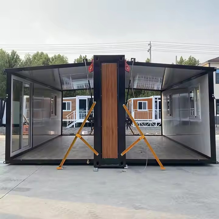 700 Double Wing Residential Folding Foldable Warehouse Storage Expandable Container House for Activity Rooms