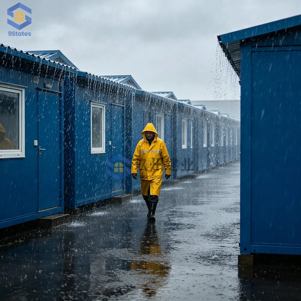 Fire Resistant Portable Expandable Prefab Cabin Worker Labor Camp Accommodation CE Factory Direct Sale