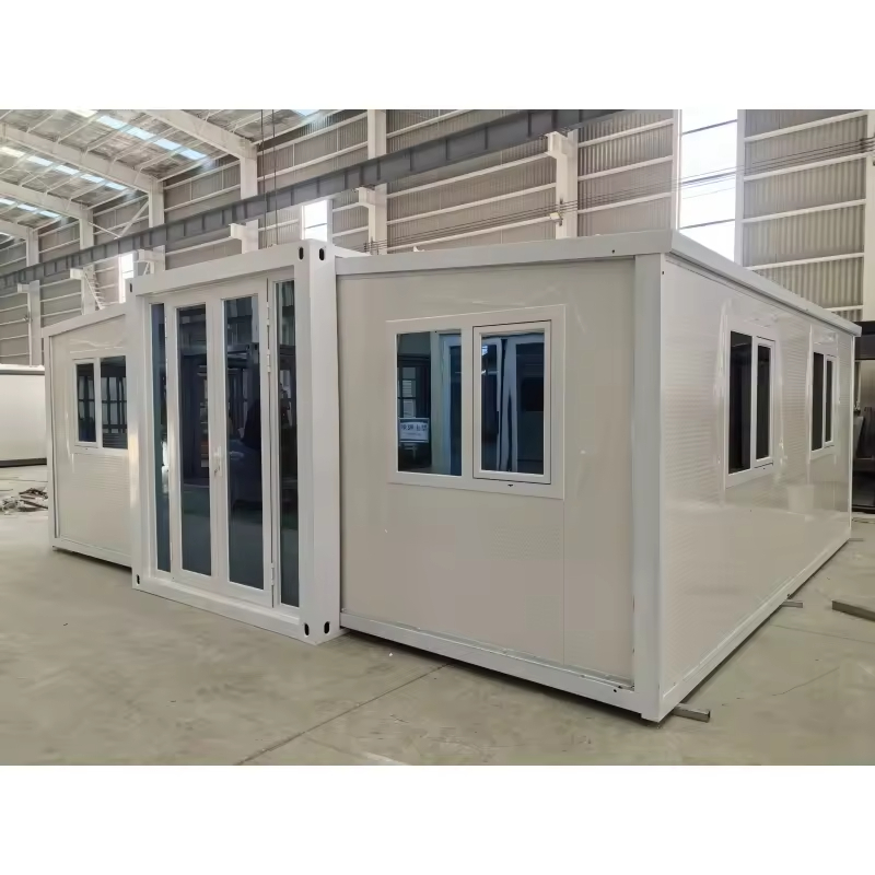 Prefabricated Steel Structure Movable Prefab Modular Expandable Container House Modern Design Workshop Mall Use 1 Year Warranty