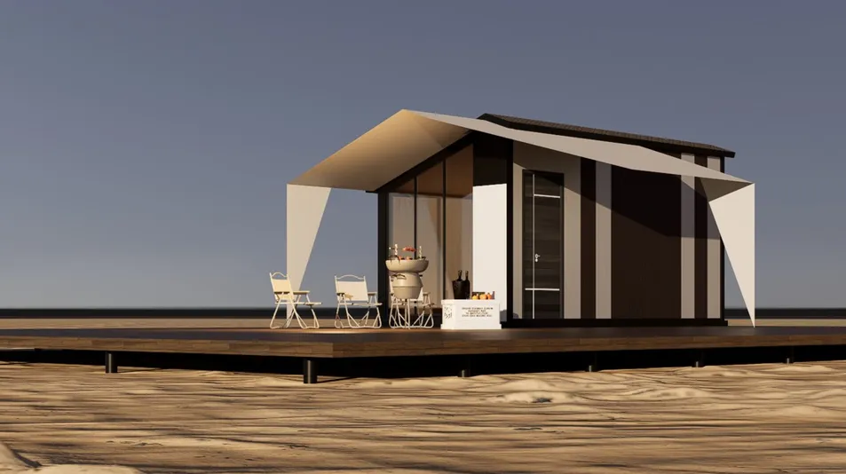 Folding house D6