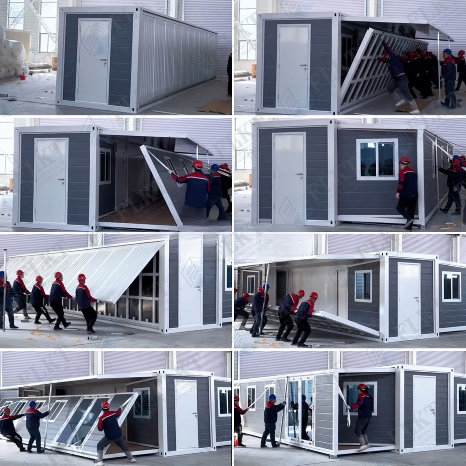 FLKT Factory Price Luxury Fireproof Expandable Container House Waterproof Prefab Mobile Home 2 Years Warranty Living Room Hotel
