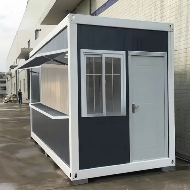 Right elevation view of container home