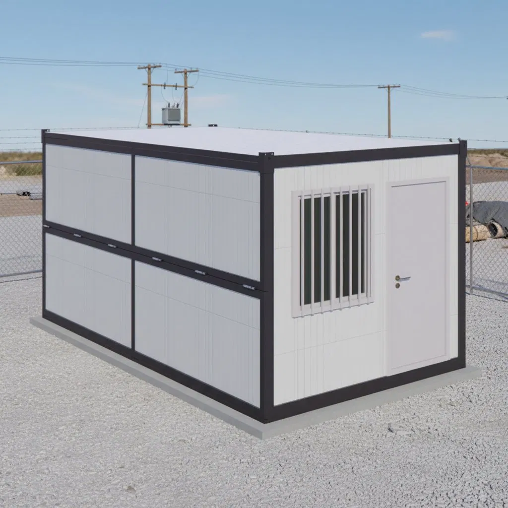 Folding Container House Prefabricated Portable Expandable Container Room for Labor Camp/Workers Accommodation