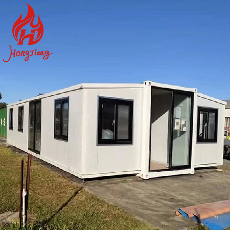Light Steel 4 Bedroom Container House 20ft 40ft Hurricane-Proof Foldable Flat Pack Expandable Storage Office Villa for Shop Use