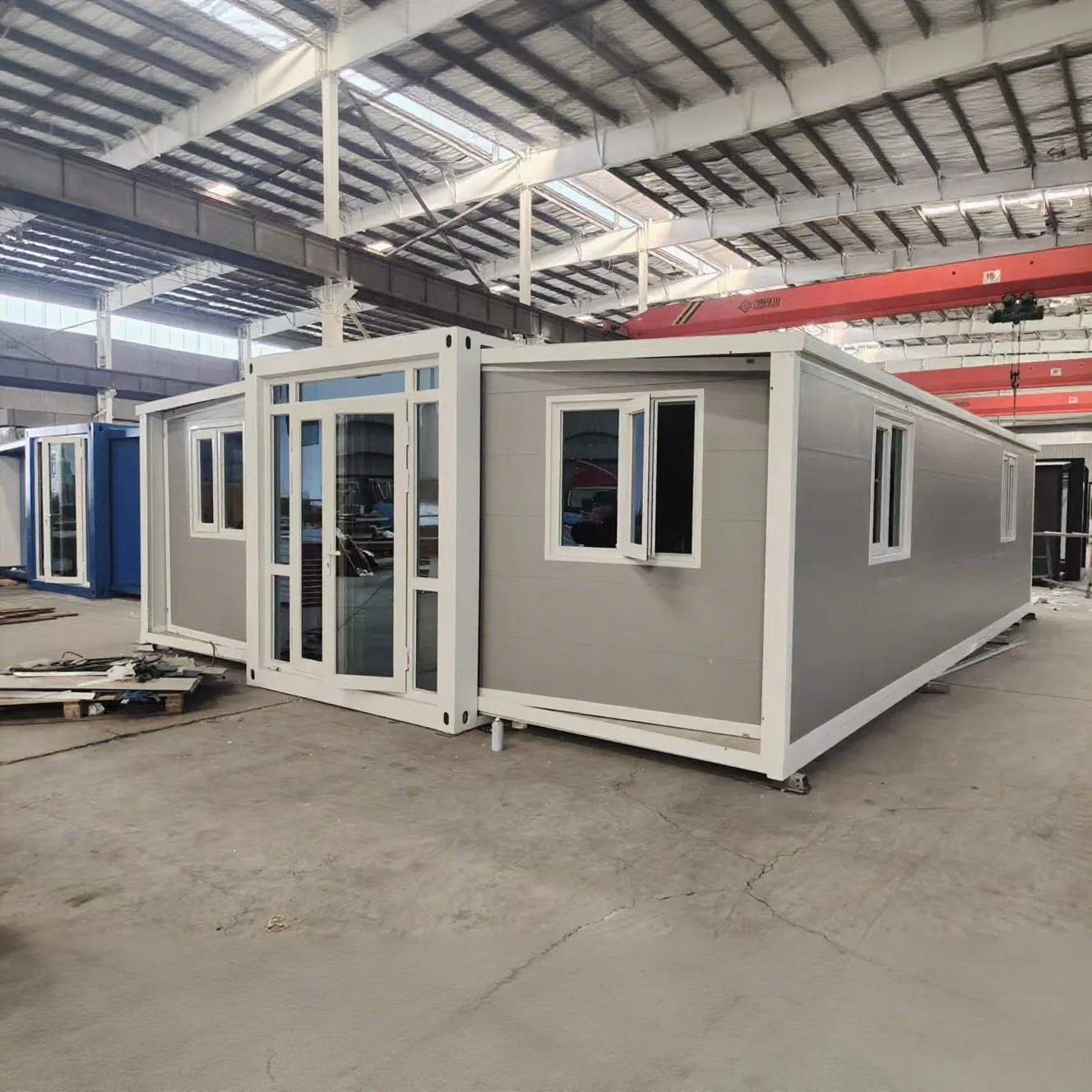 Low-Cost Expandable Container Camp Housing with Toilet &amp; Kitchenette