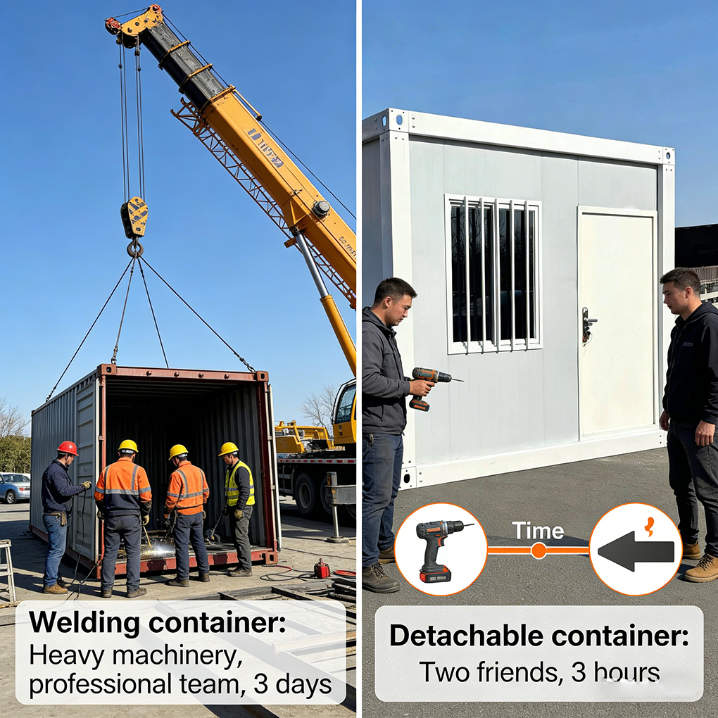 3 Bedroom Modern Design Modular Prefabricated Portable Family House Detachable Container House Prefab Home