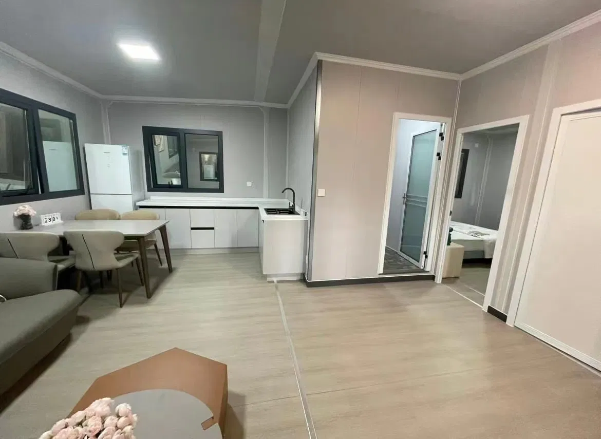 Luxury Home 40FT Expandable Container House Office Prefab Mobile Toilet Bathroom Kitchen