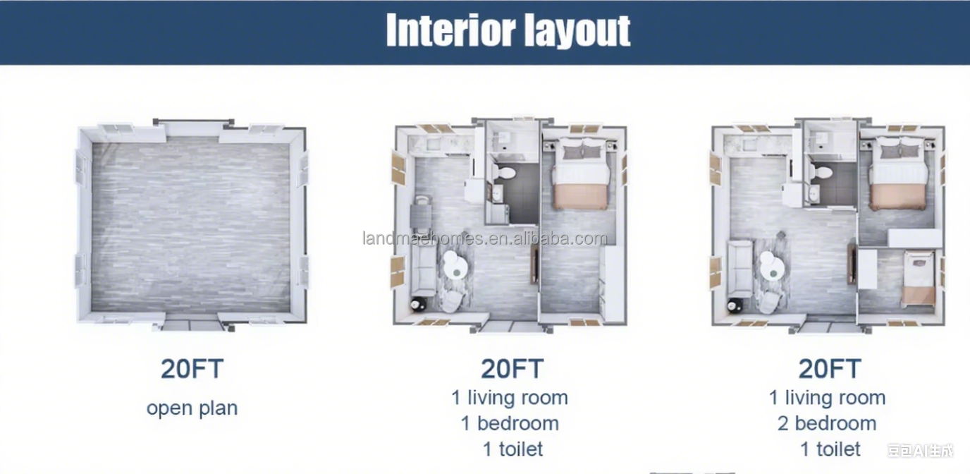 Container House Layout Diagram