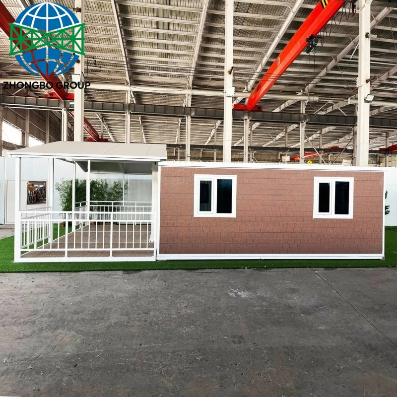20FT 40FT Expandable Container House Modular Portable Prefab Tiny Home for Resort Development and Vacation Rental with Bathroom Kitchen