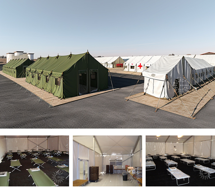 Medical screening and storage tents