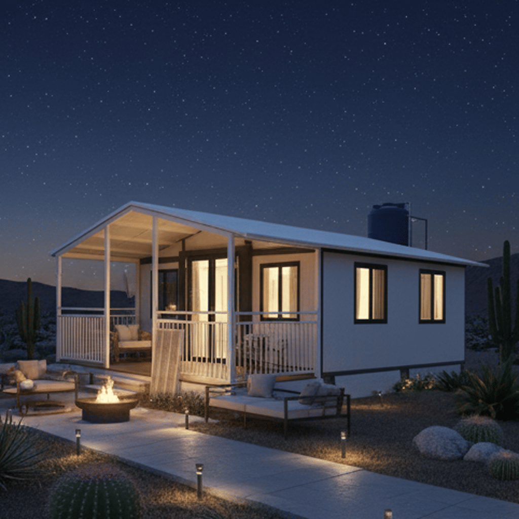 Expandable Dual-Wing Community Classroom for Temporary Education and Training Centers.