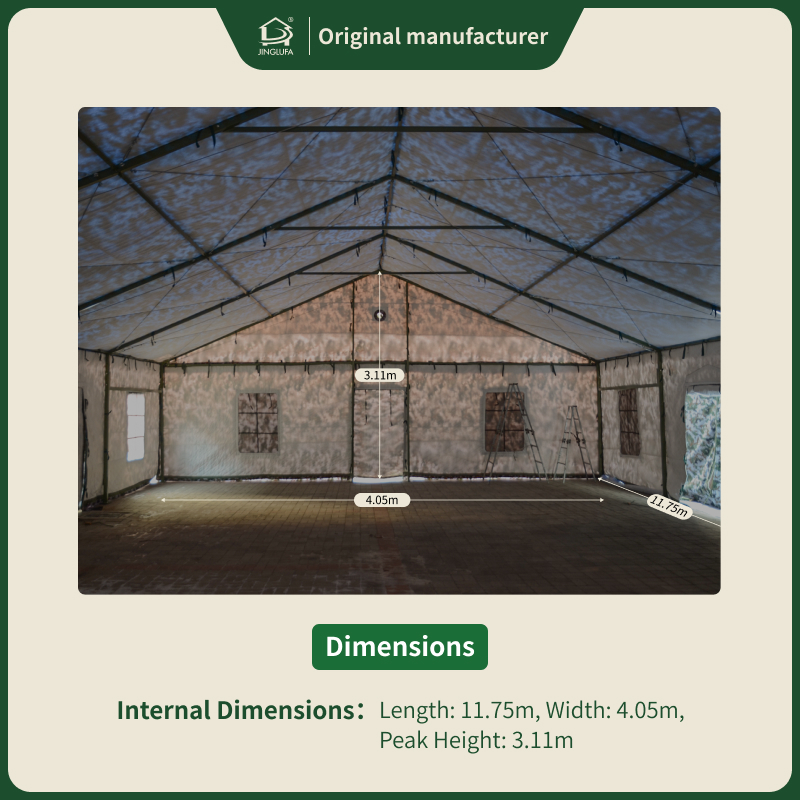Modular Steel Frame Command Post Tent Emergency Operations Shelter Field Command Center Tent Heavy Duty Waterproof Custom