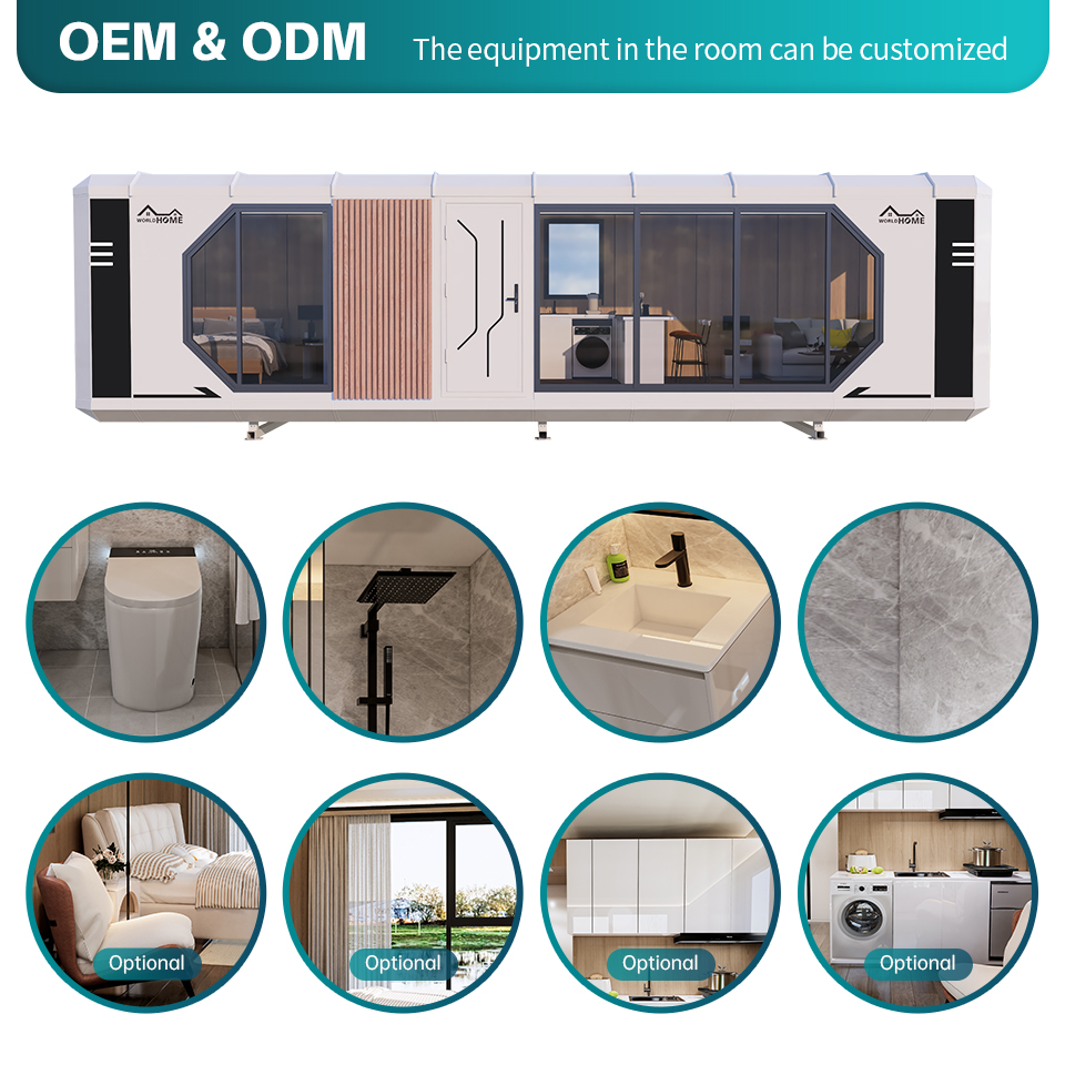 Expandable Modular Steel Hospital Unit Medical-Grade Construction Solar Powered Eco-Friendly Emergency Field Clinics Remote Area