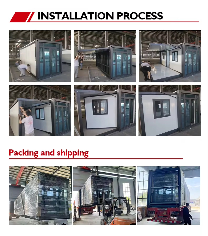 Flat Pack Container Packaging Process
