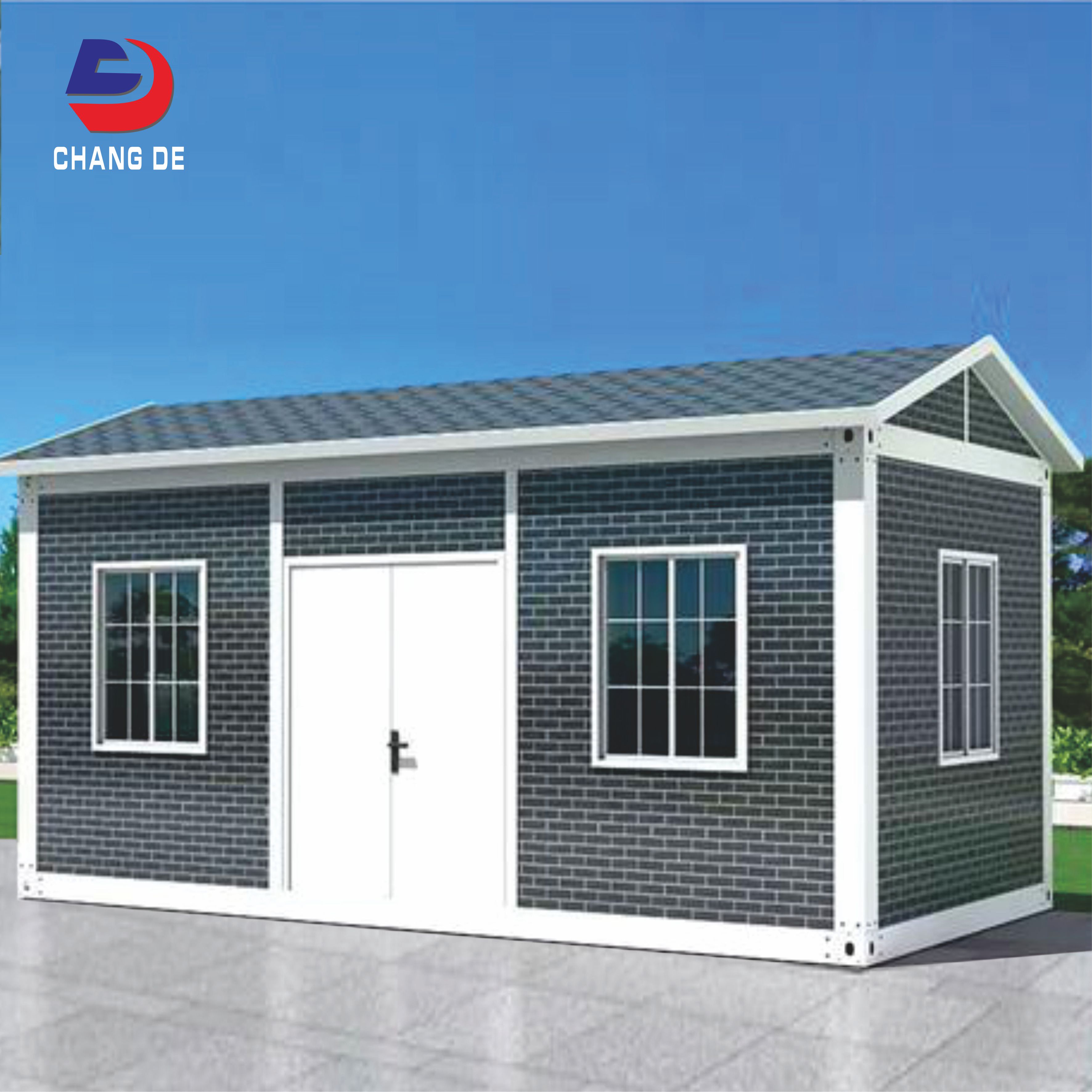 Quick-Deploy Expandable Multi-Unit Triangle Roof Container House for Emergency Disaster Relief Camp and Medical Facilities