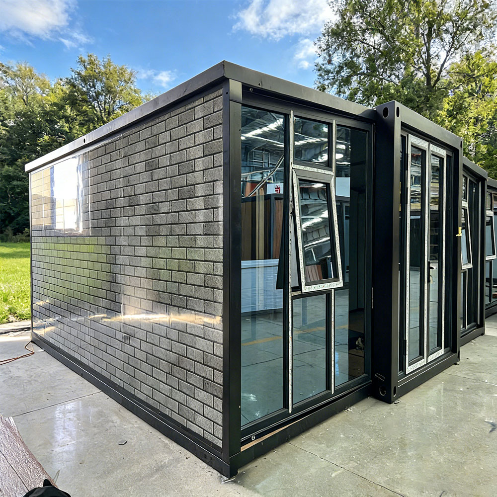 20ft Expandable Container Office Portable Mobile Prefabricated Clinic Modular Classroom Sandwich Panel Bathroom Modern Villa