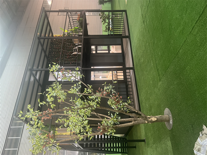 40ft Double Floors Expandable Container 2 Story Foldable Tiny House Prefab Modular Portable Easy Assemble Steel Villa Home