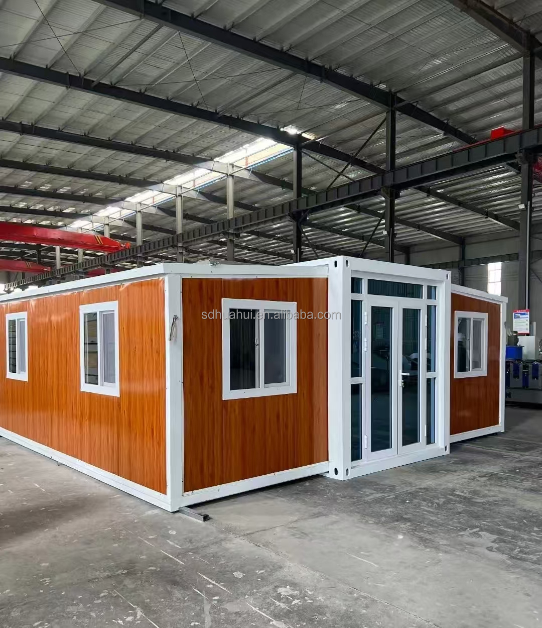 Luxury Prefabricated Double Wing Folding House 20ft 40ft Casa Container Modular Foldable Office Mobile House Expandable House