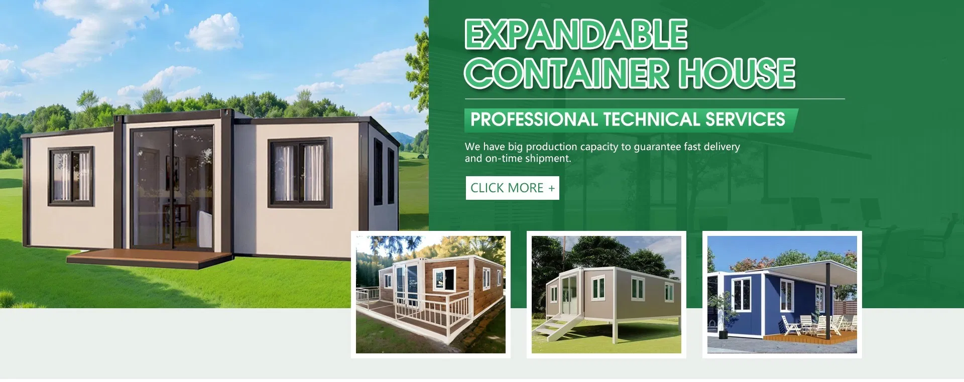 Expandable Container House Modular Portable Prefab Tiny Home