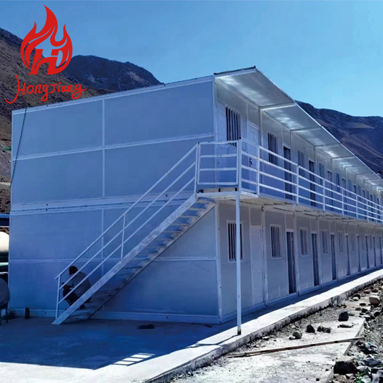 Quick Installation 20ft 40ft Folding Prefab Container Houses Foldable Container Prefab Emergency Rescue Housing Temporary House