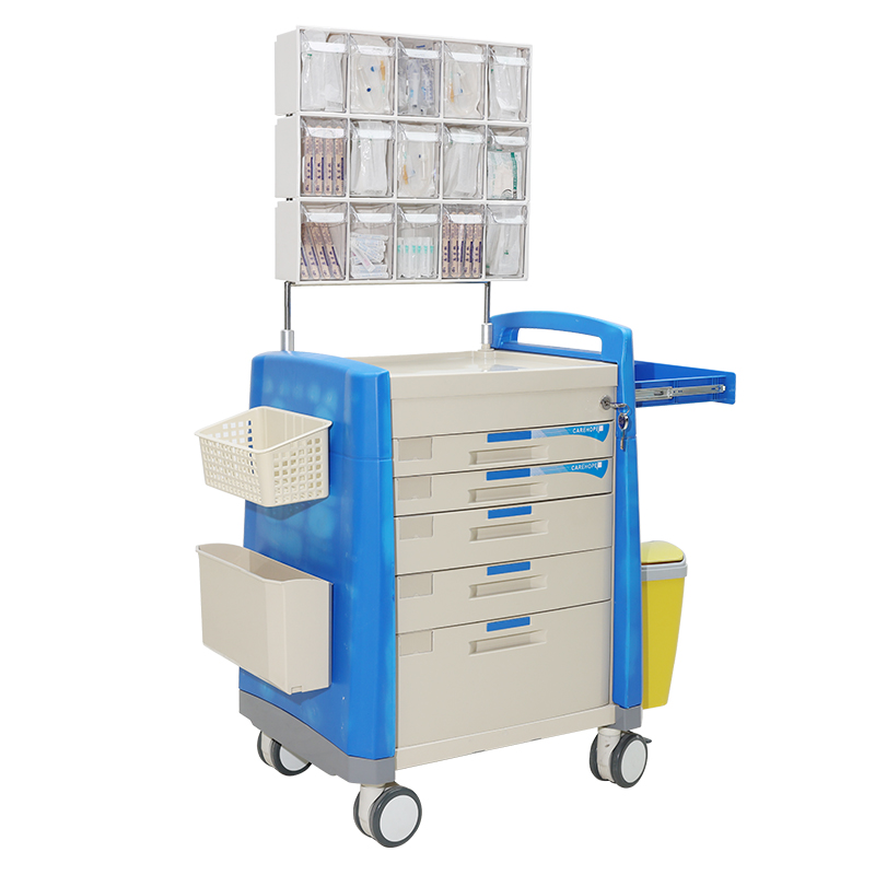 MN-AC011 ABS Mobile IV Therapy Station with Expandable Work Surface for Hospital and Mall Use