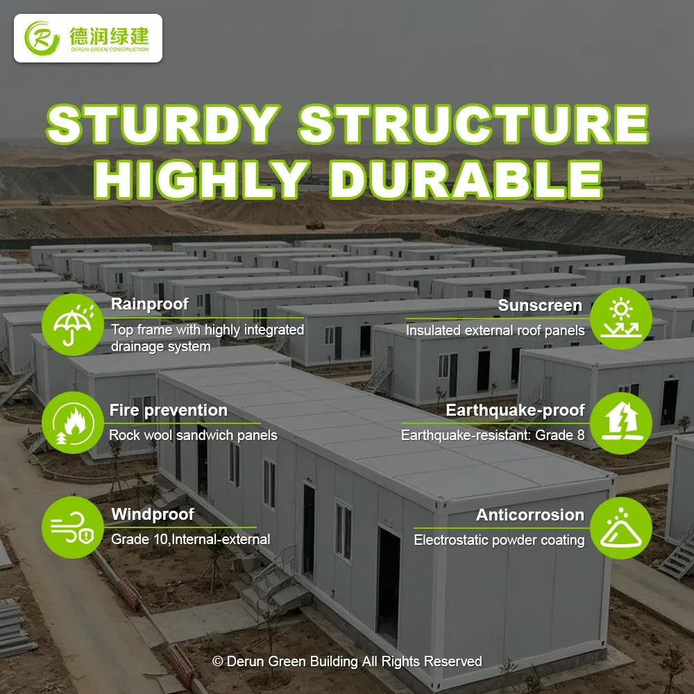 Construction Camp Custom Expandable Worker Camp Staff Accommodation