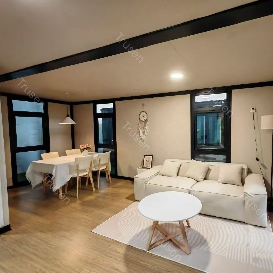 Source Factory Luxury Living Prefabricated Expandable Moveable Tiny House Casa Modular With Bathroom Villas With Terrace