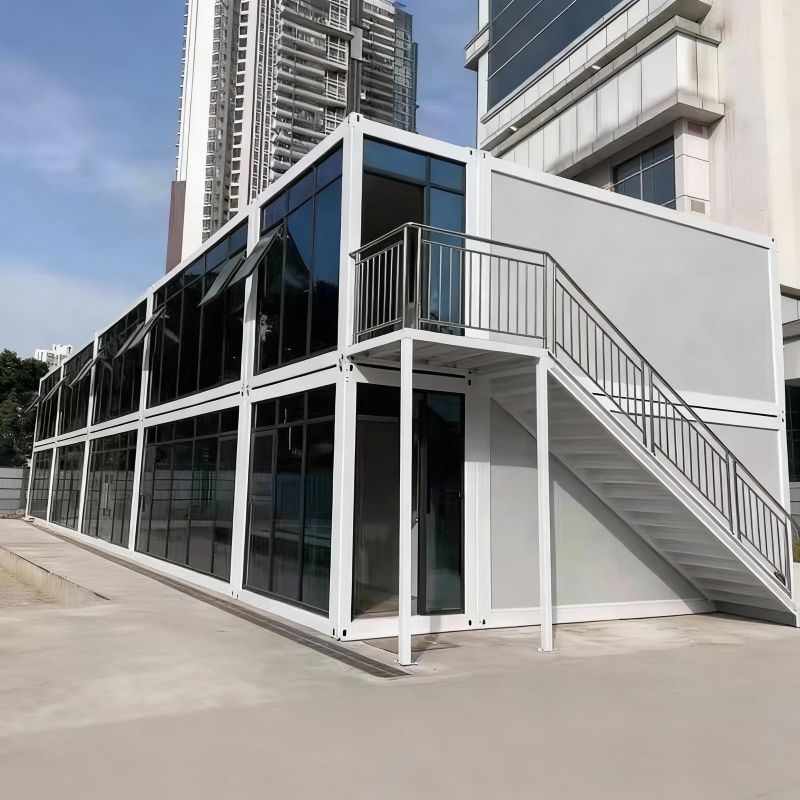 Steel Structure Prefabricated Container House 20ft 40ft Flat Pack Expandable Mobile Home, Detachable for Hotel/Office/Camping