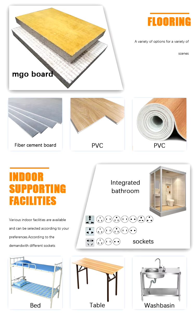 Interior container layout